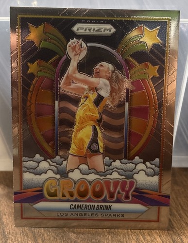 Cameron Brink 2025 Panini Prizm WNBA Groovy Insert #2