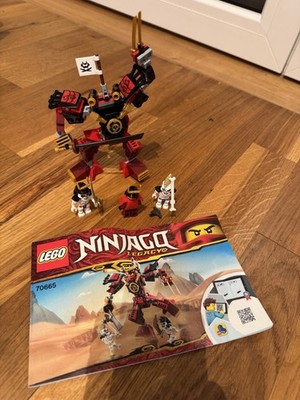 Lego Ninjago LEgacy 70665 Samurai Mech Bauanleitung top  Zustand