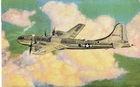Vintage WW2 Era Military Themed Postcard Boeing B29 (10a)