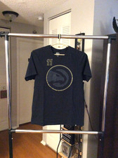 Atlanta Hawks #11 Trae Young Black Cotton Shirt Adult Large '47 Brand