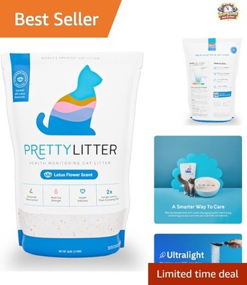 Safe & Easy Health Monitoring Cat Litter | 6 lbs, Advanced Odor Control