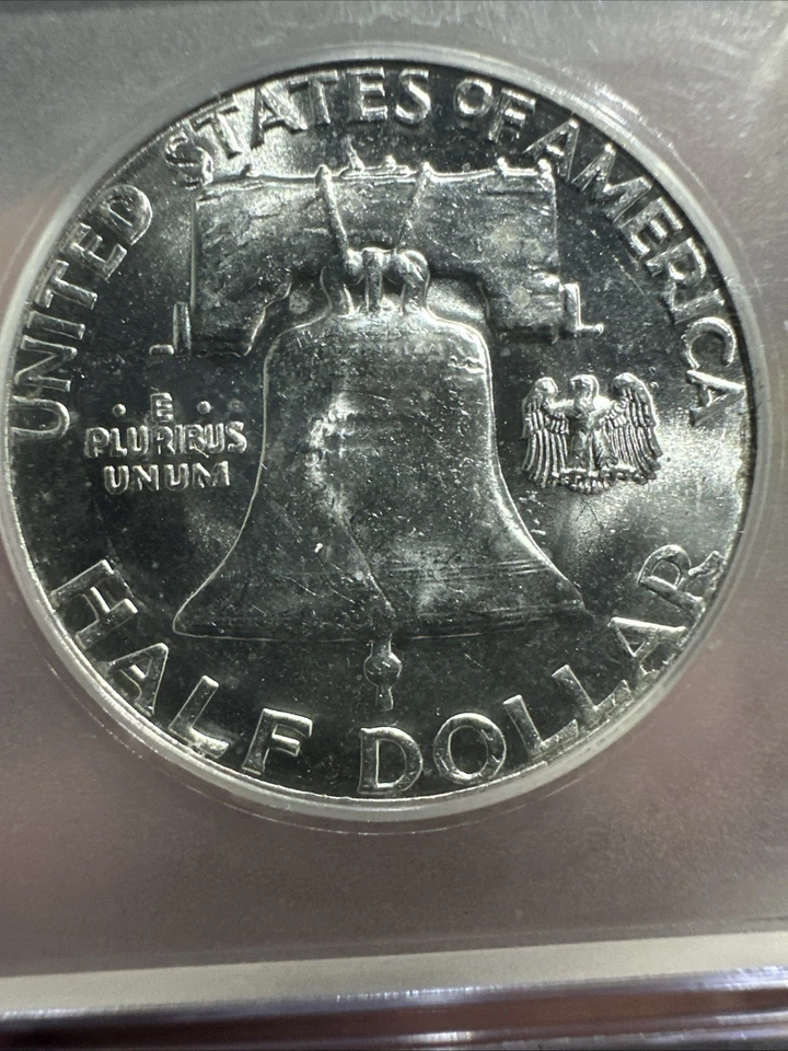 1958 ICG-MS63 Franklin Half Dollar - Image 4 of 4
