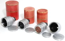 Lot collection of 4 lenses P. Angenieux Paris for 8mm camera