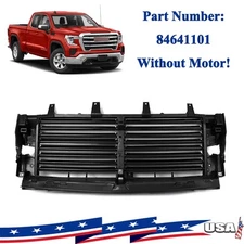 Front Active Grille Shutter Upper Fits GMC Sierra 1500 2019-2022 Without Motor
