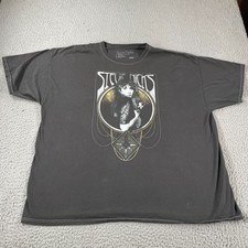 Stevie Nicks 2024 Tour T Shirt Graphic Gray Charcoal Size 2XL Tee Short Sleeve