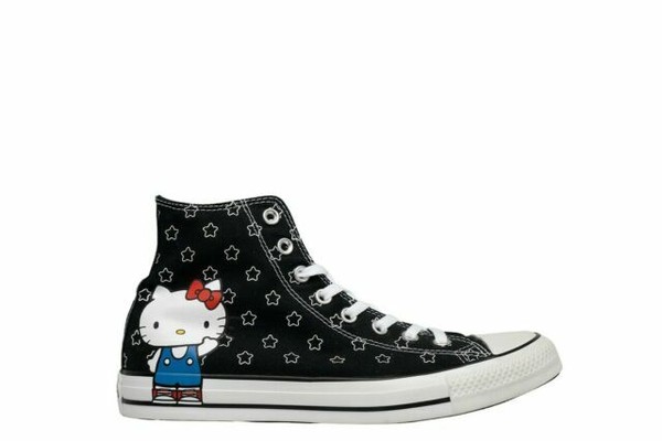 converse hello kitty black