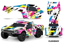 RC Body Graphics Kit Decal Sticker Wrap For Pro-Line Flo-Tek Truck FLASHBACK
