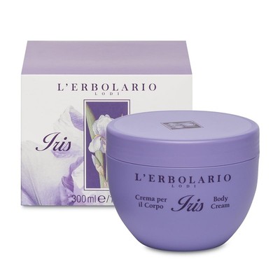 L Erbolario Iris Body Cream - Moisturizer for Dry Skin - With Iris Flower,