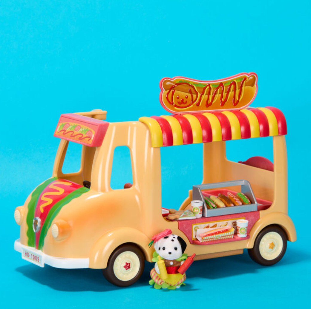 Sylvanian Families Hot Dog Wagon & Baby Gathering Set of 2 Calico Critters EPOCH