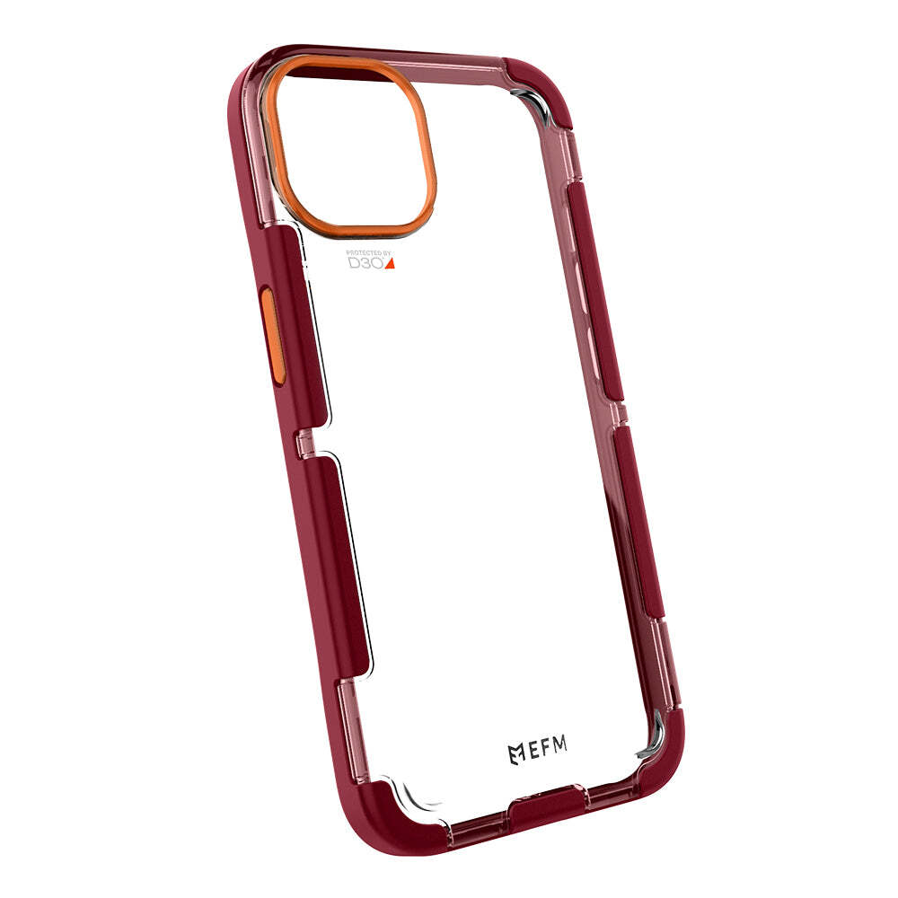 iPhone 13 Pro EFM Cayman Red Velvet Case - Premium Protection-image