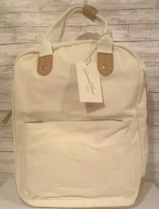 square canvas backpack