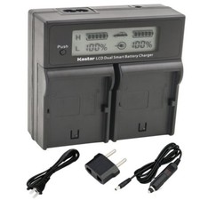 Kastar Dual Ultra Fast Charger for Canon BP-820 BP820 BP-828 BP828