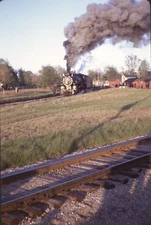 GTW Grand Trunk Western 4-6-2 steam engine Kodachrome Original Kodak slide