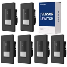 ELEGRP Occupancy Motion Sensor Light Switch, PIR  Assorted Sizes , Colors 
