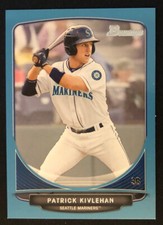 2013 Bowman Patrick Kivlehan Seattle Mariners Sky Blue SP /500 Card #BP92