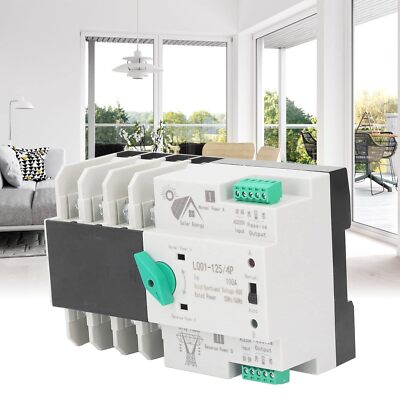 Dual Power Transferschalter Automatischer Notstrom Umschalter 4P Transfer Switch
