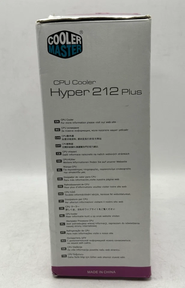 Cooler Master Hyper 212 PLUS RR-B10-212P-G1 Cooling Fan/Heatsink - Excellent - Image 2 of 4