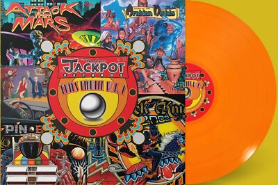 Jackpot Plays Pinball Vol. 1 (Original Soundtrack) Orange Vinyl LP  Black Knight