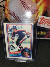 1984-85 O-Pee-Chee OPC #351 Tim Young - Winnipeg Jets