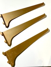 Vintage NOS MCM SHELF BRACKETS Copper Toned Anodized Floating Part Supply Lot 