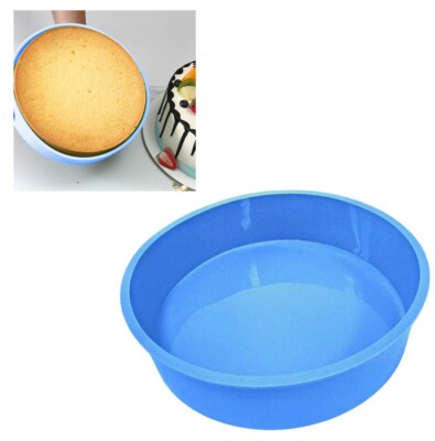 Silicone Round Mold For Baking Cakes, Biscuits, Pies, Charlotte, 8.1 X 2.2 in