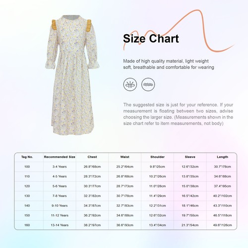 Kids Girls Swing Sundress Vacation Dress Casual Costume Beach Sunsuit Dresses  - Bild 14 von 59