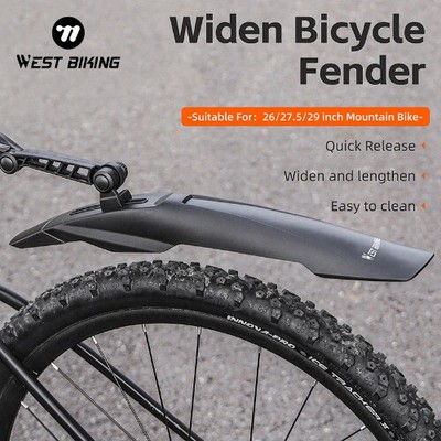Quick-Release-Fahrrad-Kotflügel-Einstellbar-Erweitern-26/27,5/29-In-Mountainbike