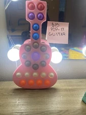 Multi-Color Guitar Pop It Fidget Toy— Guitar
