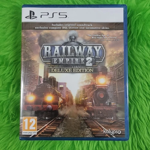 ps5 RAILWAY EMPIRE 2 Deluxe Edition NEW & Sealed REGION FREE PAL UK Version