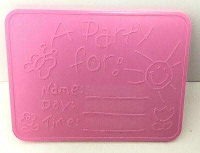 Playskool Magic Lemonade Party Replacement Seat Reserved For A Party For Card