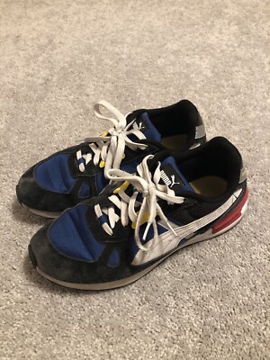 Puma Graviton Pro Lace Up Mens Blue Multicolor Sneakers Casual Men Sz 12 Shoes