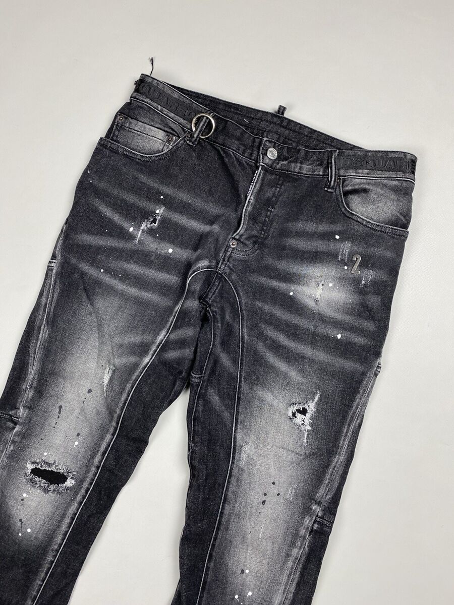 Dsquared2 men's distressed denim skinny jeans size 48 / M | eBay Dsquared2 men's distressed denim skinny jeans size 48 / M | eBay