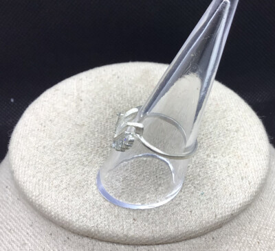 『SA RING 21 SILVER』 Vintage Sterling Silver 925 Cz 