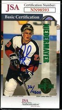 Rob Niedermayer JSA Coa Signed 1993 Classic Autograph