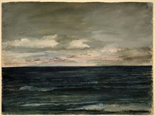 Lesson Study on Jersey Coast by John La Farge Art Print