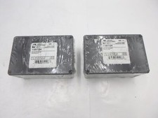 2 Pack Hammond Die Cast Enclosure Box 1590TBK Black Aluminum