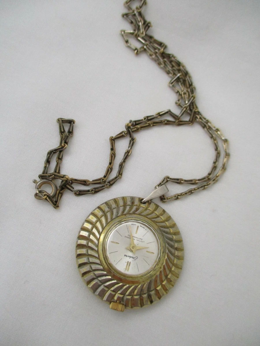 Endura swiss made watch necklace sale