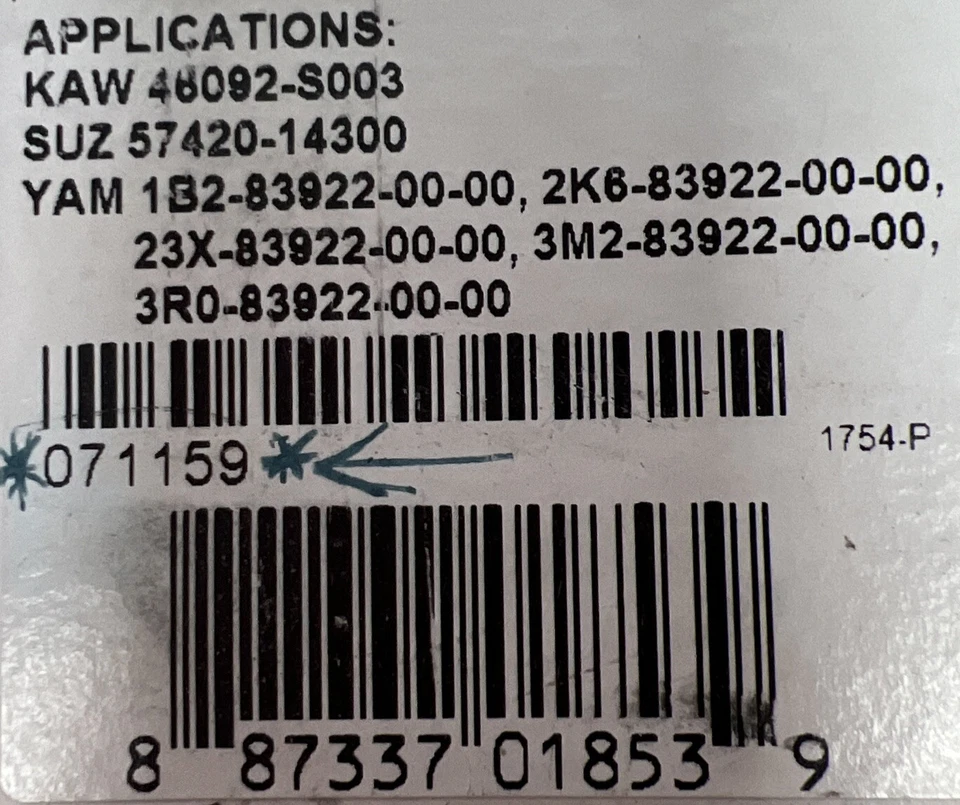 PALANCA FRENO SUZUKI - RM80/125/250/500, DRZ125 Yamaha Kawasaki Foto 2 de 2