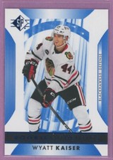 2023 23-24 UD SP ROOKIE AUTHENTICS BLUE BLACKHAWKS WYATT KAISER #108