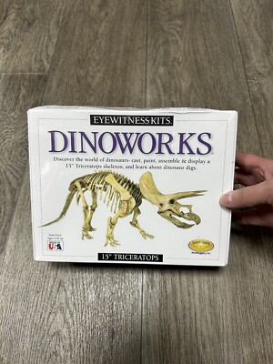 Dinoworks: 15'' Triceratops Skelett | Augenzeugen-Kits - Neu