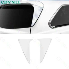 For Toyota Sienna 2021-2024 Silver Steel Roof Trunk Spoiler Both Side Cover Trim