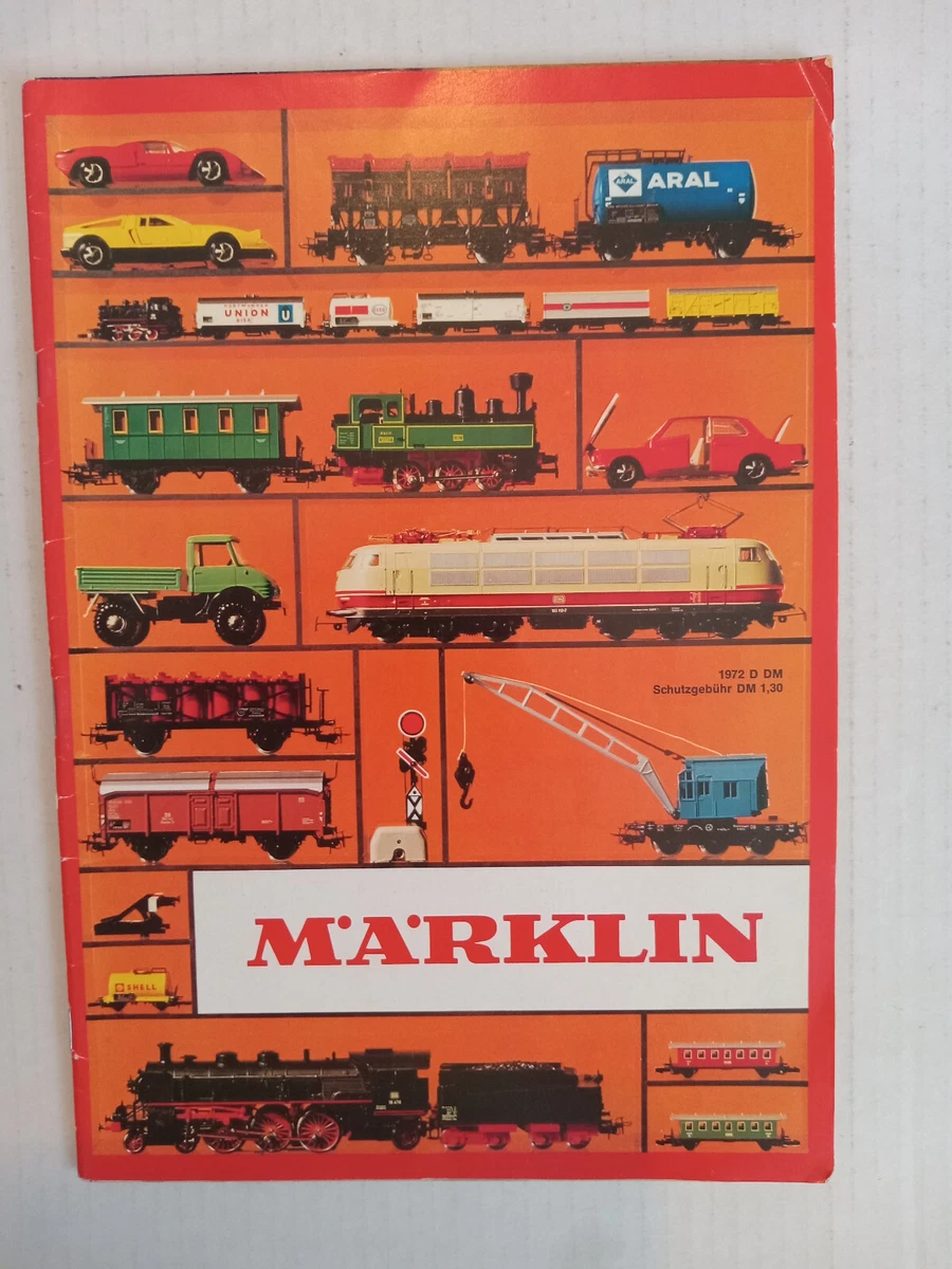 Marklin Toy Catalog Model Railroad Train Vintage Collectible German Language 72