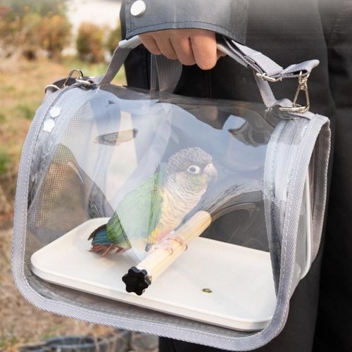 Papageientasche Vogel Reisetasche Tragbar Atmungsaktiv Papagei Tragetasche Haustierbedarf - Bild 9 von 11