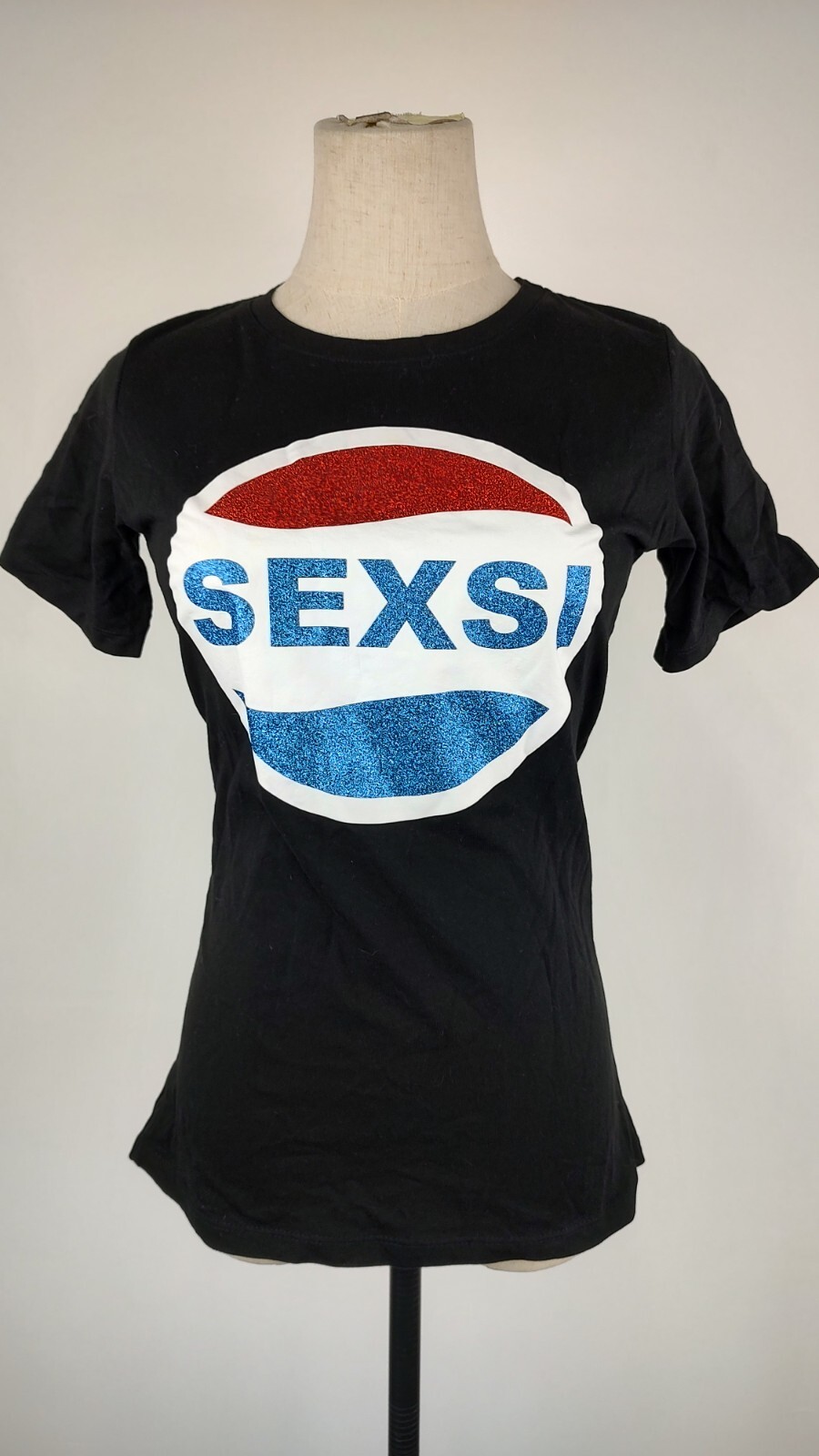 ERICK EVANS MAGLIA DONNA TG. S WOMAN CASUAL VINTAGE TOP T-SHIRT SEXSI