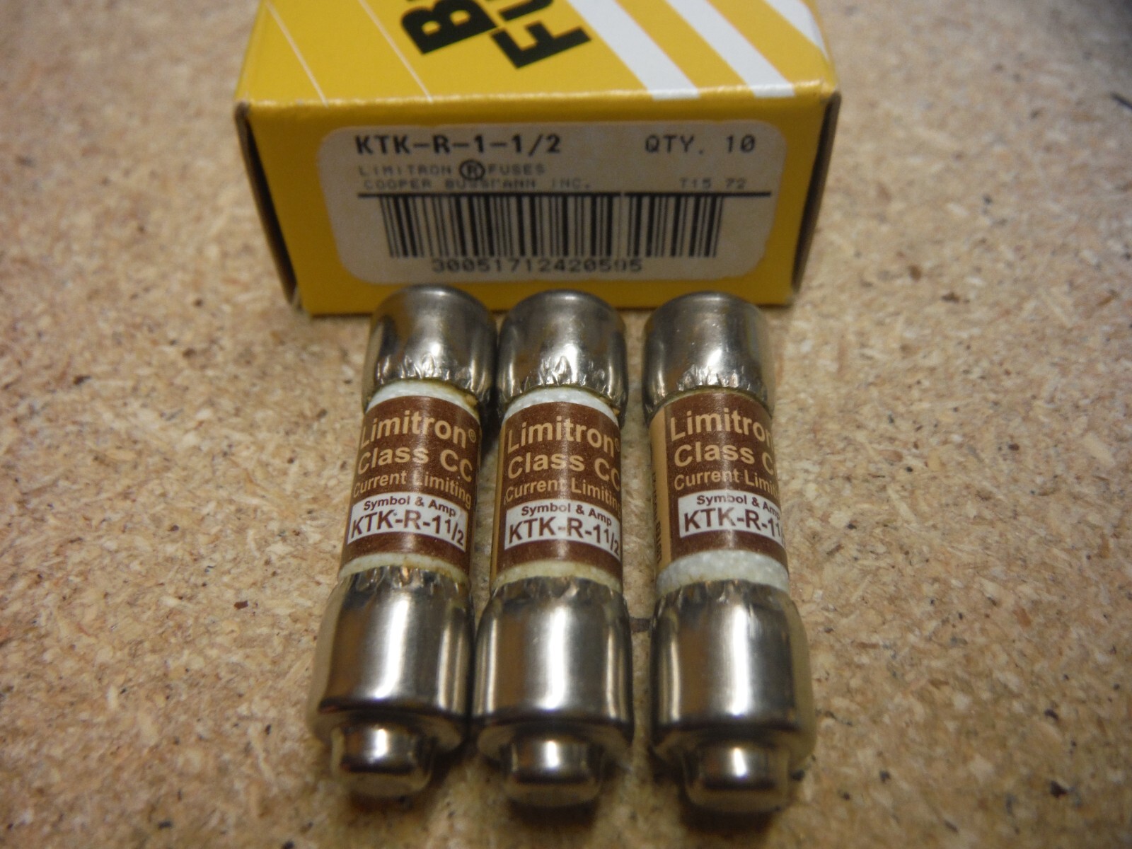 2 1/2 In Diameter Ball Valves ORGNAL Bussmann KTK-R-1 KTKR1 KTK-R - Foto 10