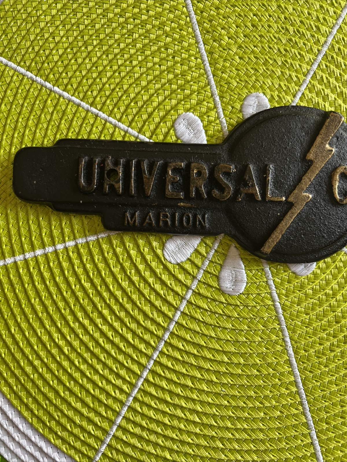 Vintage Universal Cooler Plaque Marion, Ohio USA | eBay
