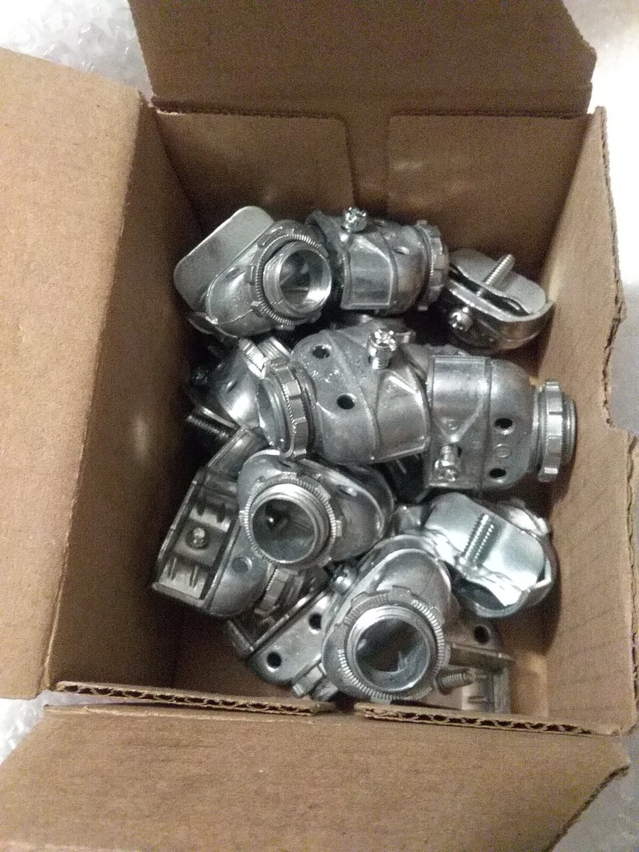 Bridgeport 1/2 Double Barrel Saddle Grip MC Connectors, 42 OFF