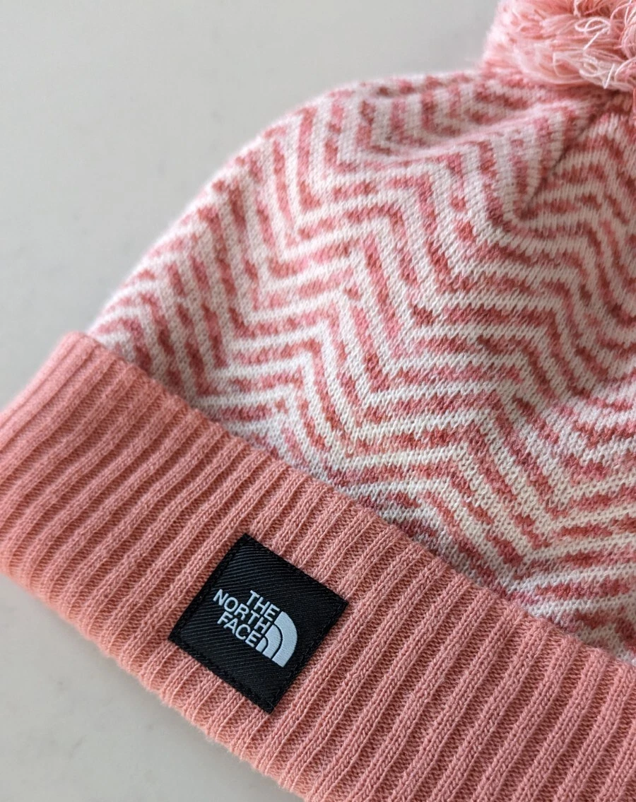 pink beanie north face