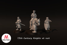 Medieval - 13th Century Knights At Rest