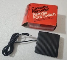Radio Shack Realistic 44-610B Cassette Tape Recorder Remote Foot Switch